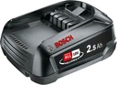 Li-Ion BATÉRIA BOSCH Power4all PBA 18 V 2,5 Ah W-B 1 600 A00 5B0