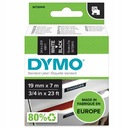 DYMO D1 45811 páska 19mm biela/čierna originál