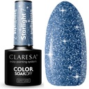 Claresa STARLIGHT 7 Hybridný lak na nechty Blue SEOL flash efekt