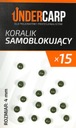 UNDERCARP Perlička zelená 4mm samosvorná