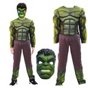 SUIT HULK COSTUME AVENGERS FUNNY LED MASKA