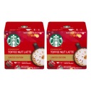 Kávové kapsule Starbucks Dolce Gusto Toffee Nut Latte Christmas 2x12 ks