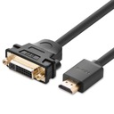 UGREEN DVI KÁBEL 24+5 PIN ŽENY-HDMI PÁNSKY 22CM