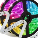 FAREBNÉ LED PODSVIETENIE RGB LED PÁS + BIELY RGBW PÁS 5050 12V 7m