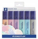 TEXTMARKER STAEDTLER CLASSIC PASTEL zvýrazňovač 6 ks