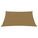 vidaXL Shade Sail 160 g/m² Taupe 2,5x3,5 m HDPE