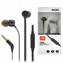 KÁBLOVÉ SLÚCHADLÁ DO UŠÍ JBL T210 PURE BASS ČIERNA