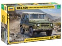 UAZ-469 Sovietske vojenské SUV 1:35 Zvezda 3629