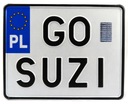 Štítky na registračný rám MOTOR POLSKA+ HOLO