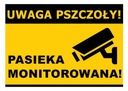 Výstražná tabuľa monitorovaná včelín 42x29,5