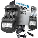 EverActive NC-1000 PLUS AA elektronická LCD nabíjačka batérií