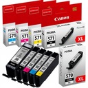 5x ATRAMENT PGBK 570XL 571XL CANON PIXMA MG5750 MG5751