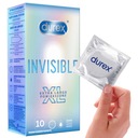 Veľké a tenké kondómy DUREX INVISIBLE XL