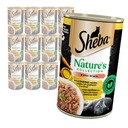 SHEBA NATURE'S COLLECTION 12x400g MOKRÉ KRMIVO PRE MAČKY HYDINU S PEČENOU V Omáčke