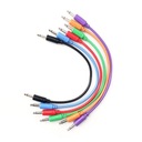 Patchcable káble 3,5 mm Mono minijack 6 kusov 15 cm