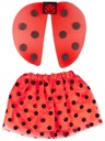 Súprava kostýmov Ladybug Wings Ball Sukňa