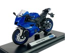 Nový model motocykla WELLY YAMAHA YZF-R6 1:18 z kovu