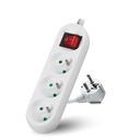 Predlžovací kábel Power Strip 5m pre 3 zásuvky vrát