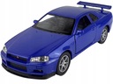 WELLY Auto NISSAN SKYLINE GT-R Metal 1:34