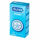 Durex Classic klasické hladké kondómy 12 ks