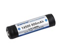 KP ICR14500-80PCM 800mAh AA Li-ION Chránené 3,7V