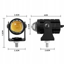 2x Motocyklová lampa Svetlomety LED svetelná lišta 12-80V