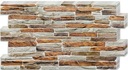 3D PVC PVC nástenný panel Obývacia izba Gibraltar Stone 4x