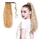 PONY nadstavec 60 cm kučeravený medový blond 86/26 syntetický vlas