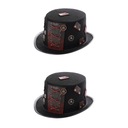 2ks Punk Hat Halloween Cosplay pokrývky hlavy
