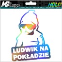 Nálepka na okno LUDWIK ON BOARD HOLOGRAM