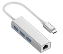 HUB SIEŤOVEJ KARTY USB C 3.0 GIGA LAN 1000 Mb RJ45