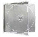 Krabičky 1x CD Slim 5mm 50 kusov CLEAR MATTE HQ PL