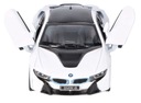 BMW Car White Metal Model Goki Car