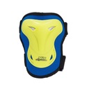 H716 NAVY BLUE-LIME VEL. M PROTECTOR SET