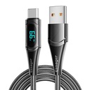 KÁBEL USB USB-C 2m OLED ESSAGER QC3 66W pre MACBOOK