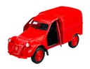 WELLY OLD TIMER CITROEN 2CV FOURGONNETTE RED 1:34 KOV NOVÝ MODEL