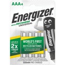 Energizer univerzálne batérie AAA HR3 500mAh (4)