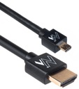 Kábel HDMI-microHDMI SLIM v1.4 3D GOLD kábel 2m