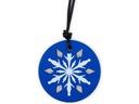 DIZAJNY JELLYSTONE Teether Snowflake Navy Blue