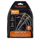 Musway MW1RCA RCA-RCA kábel 1 meter OFC meď 99,9%