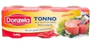 Donzela Tonno Pikantný tuniak v oleji 3 x 80 g