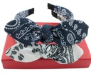 BANDANA GUMY DO VLASOV, 2 KUSY, BIELA ​​NAVY