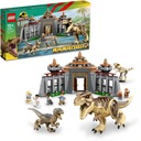 LEGO Jurassic World Visitor Center Tyrannosaurus and Raptor Attack 76961