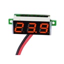 DC mini merač napätia 0,28 palcový LED voltmeter c