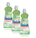 FINISH Zero 0% Oplachovací prostriedok do umývačky riadu 400 ml x3