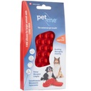 Pet+Me Silicone Red kefa na psie chlpy