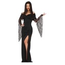 GOTH MATKA MORTICIA ADDAMS OUTFIT HALLOWEENSKÉ ŠATY GOTHIC MATKA M