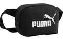 Bedrová taška Puma, priestranná, čierna, logo