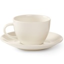 Podšálka na porcelánovú šálku na espresso, 80 ml, priemer. 110mm sada 6 ks