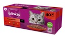 WHISKAS 40X85G MOKRÉ KRMIVO ZMES CHUTÍ HOVÄDZIE, KURA, JAHŇA, HYDINA